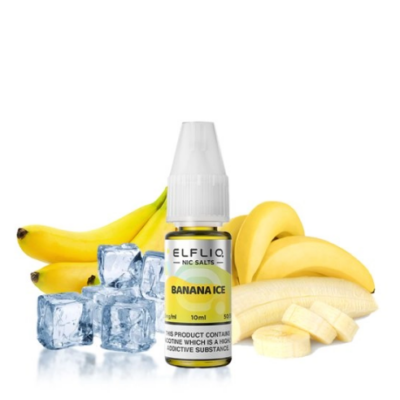 Banana Ice Nic Salt 10ml - Elfliq by Elf Bar